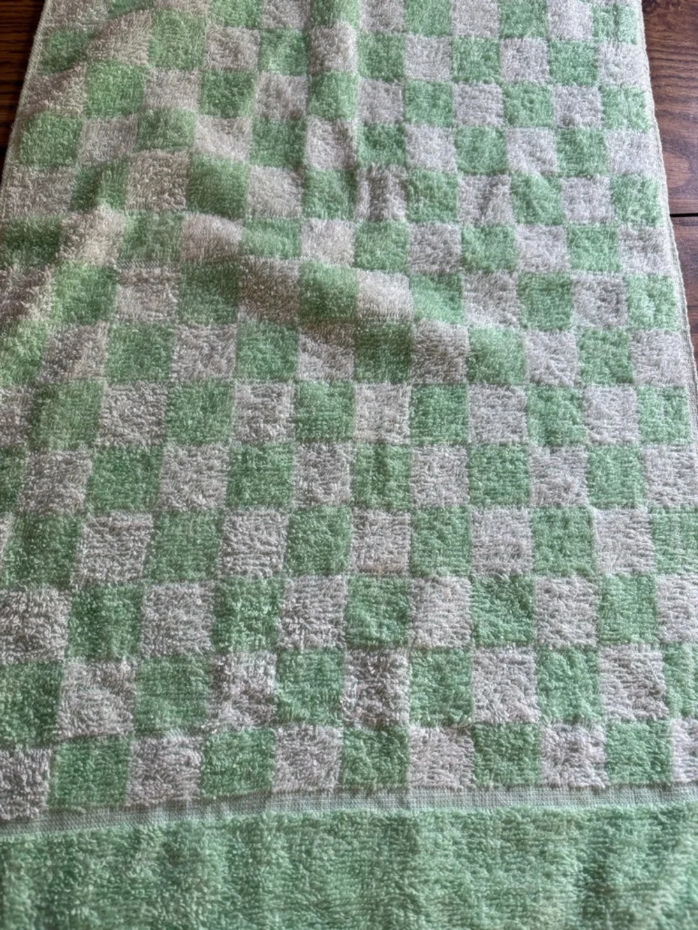 Vintage Cannon Mills bath towel and hand towel